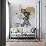 Elegance: Floral Wallpaper Mural to Elevate DécorElegance-ChandeliersDecor