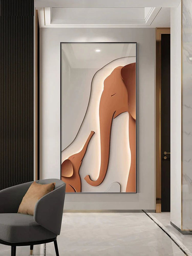 Elephant Wall Lamp - LED Art Decoration for Home Decor-ChandeliersDecor