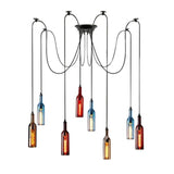 Elevate Your Decor with the Wine Bottle Creative LED Pendant Light-ChandeliersDecor