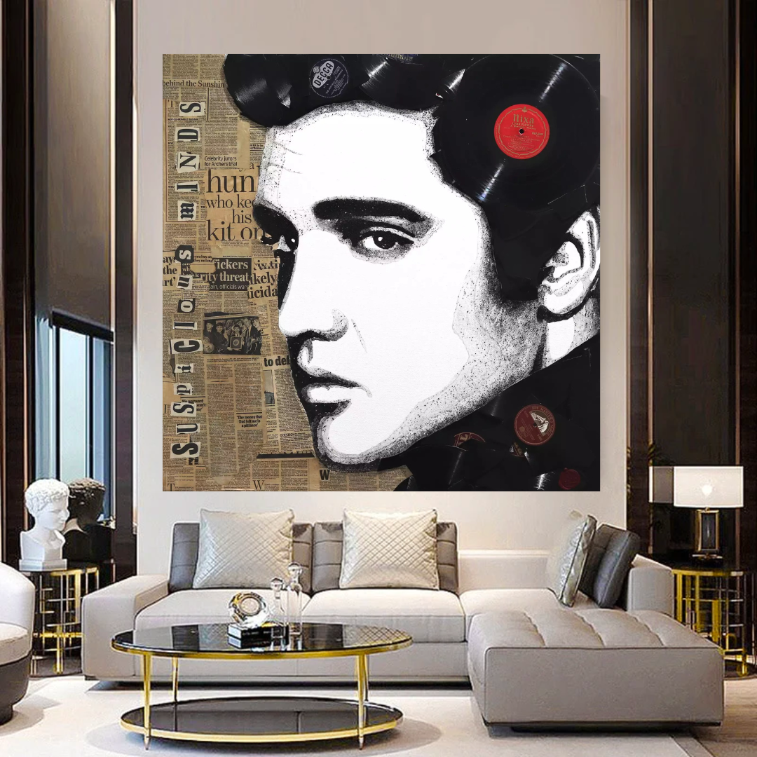 Elvis Presley Art: Suspicious Minds Canvas Wall Art