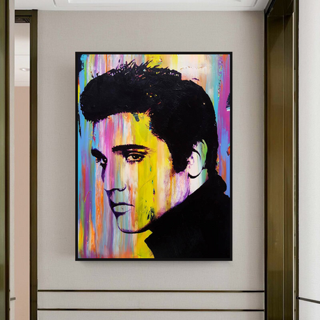 Elvis Presley Poster: Stunning Artwork of the King!-ChandeliersDecor