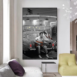 Enjoying the Ride: Elvis and Marilyn Poster-ChandeliersDecor