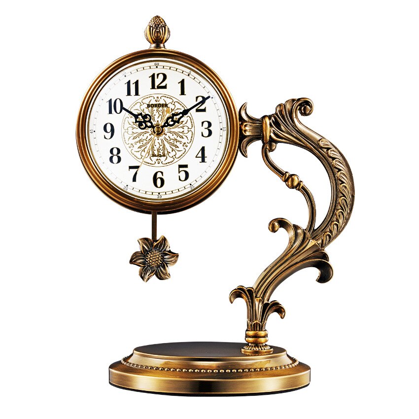 Horloge de table antique de style européen