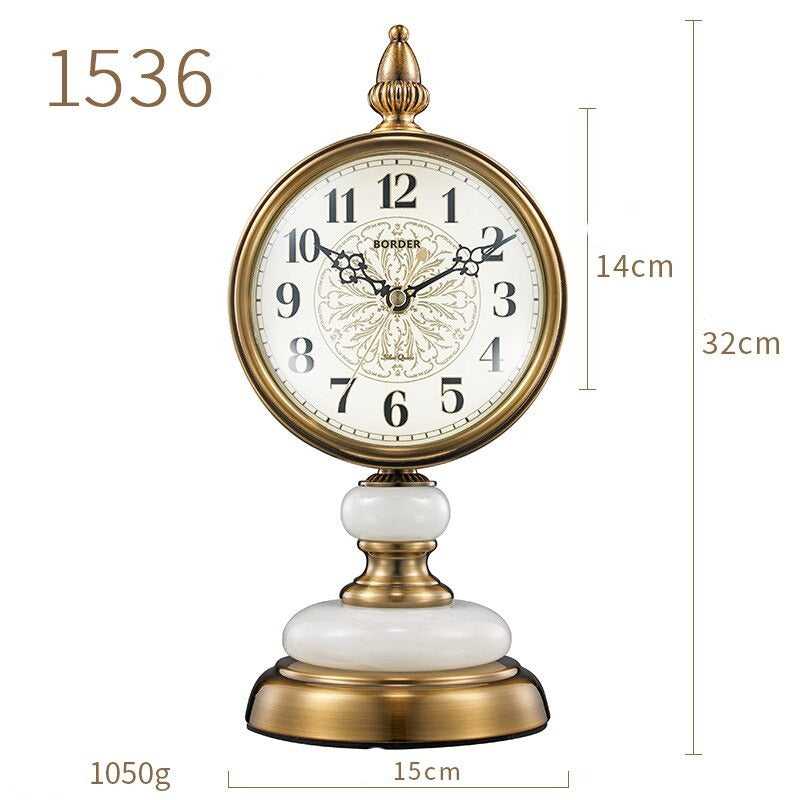 European Style Antique Table Clock