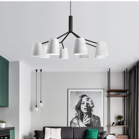 Everly White Chandelier - Illuminate Your Space