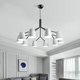 Everly White Chandelier - Illuminate Your Space-ChandeliersDecor