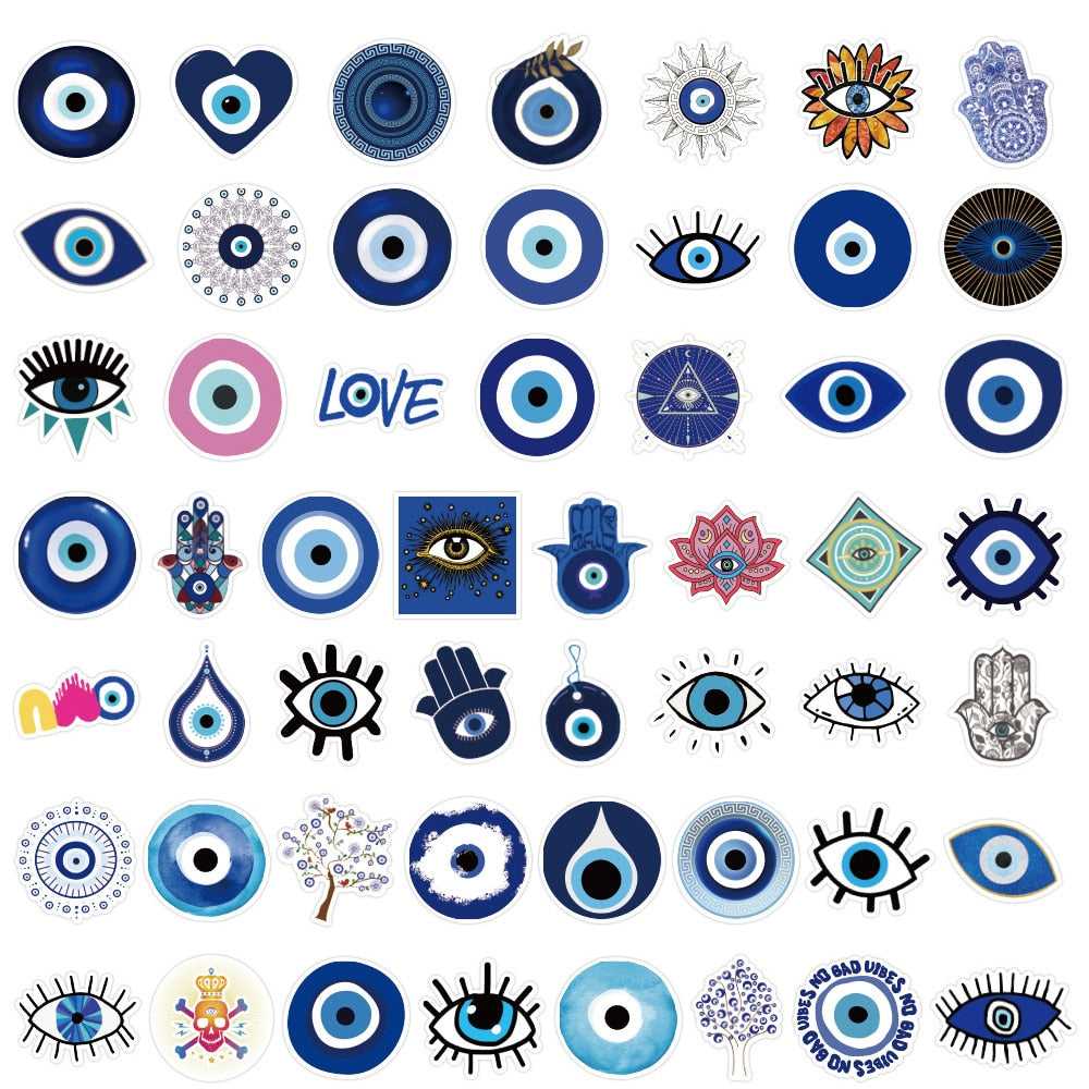 Evil Eye Stickers - Ward off negativity with powerful decals-ChandeliersDecor