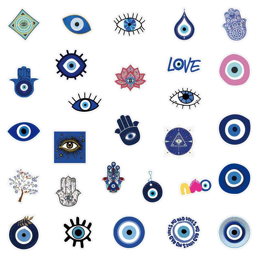 Evil Eye Stickers - Ward off negativity with powerful decals-ChandeliersDecor