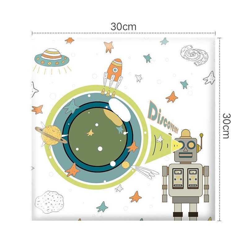 Exploring Astronaut Kids Wall Padded Safety Cushions-ChandeliersDecor