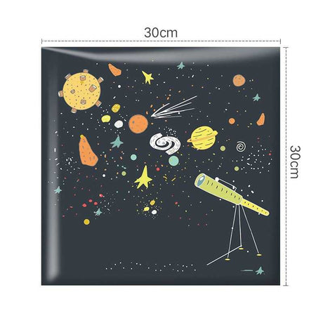 Exploring Astronaut Kids Wall Padded Safety Cushions-ChandeliersDecor