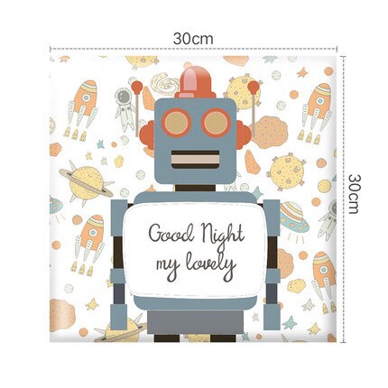 Exploring Astronaut Kids Wall Padded Safety Cushions-ChandeliersDecor