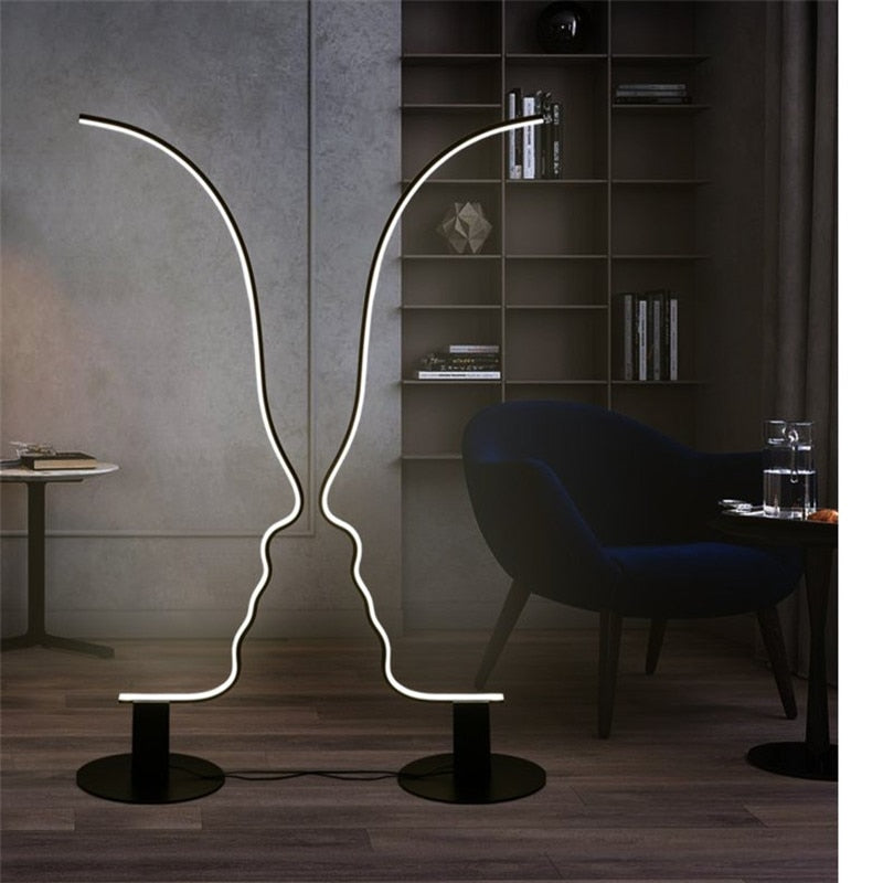 Face Arch Lamp - Illuminate Your Space with Style-ChandeliersDecor