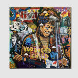 Famous Rock Star Voodoo Child Canvas Wall Art-ChandeliersDecor