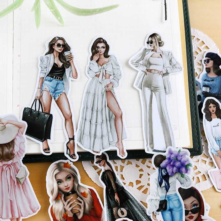Fashion girl 21 Stickers Pack-ChandeliersDecor