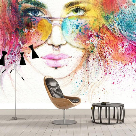 Fashion Model Wallpaper for Stunning Murals-ChandeliersDecor.com