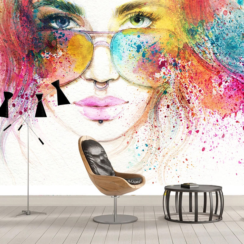 Fashion Model Wallpaper for Stunning Murals-ChandeliersDecor