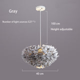 Feather Chandelier: Exquisite Lighting Fixture-ChandeliersDecor