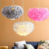 Feather Chandelier: Exquisite Lighting Fixture-ChandeliersDecor