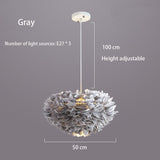 Feather Chandelier: Exquisite Lighting Fixture-ChandeliersDecor