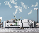 Feathers Wallpaper Murals: Transform Your Space Instantly-ChandeliersDecor