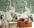 Flamingo Wallpaper Mural - Vibrant and Eye-Catching Design-ChandeliersDecor.com