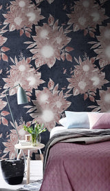 Floral Glows Wallpaper Mural-ChandeliersDecor.com