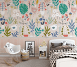 Floral Leaves Wallpaper Murals - Transform your walls-ChandeliersDecor.com
