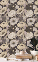 Floral Luxe Wallpaper Mural-ChandeliersDecor.com
