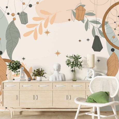 Floral Magic Wallpaper Mural: Transform Your Space-ChandeliersDecor.com