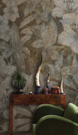 Floral Mist Wallpaper Mural-ChandeliersDecor.com