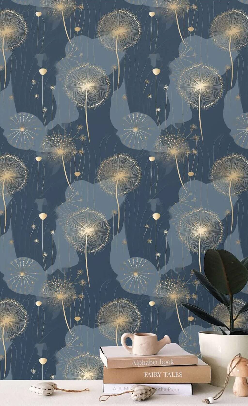 Floral Peony Pleasure Wallpaper Mural-ChandeliersDecor.com