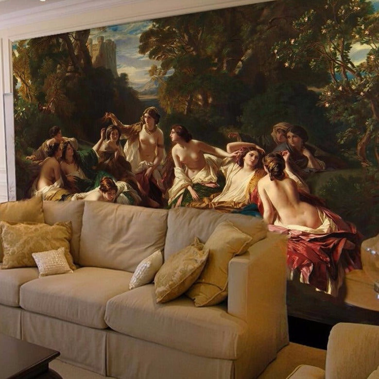 Florinda Famous Winterhalter Wallpaper for Home Wall Decor-ChandeliersDecor