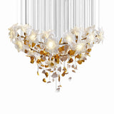 Flower Ceiling LED Chandelier - Elegant Focal Point-ChandeliersDecor