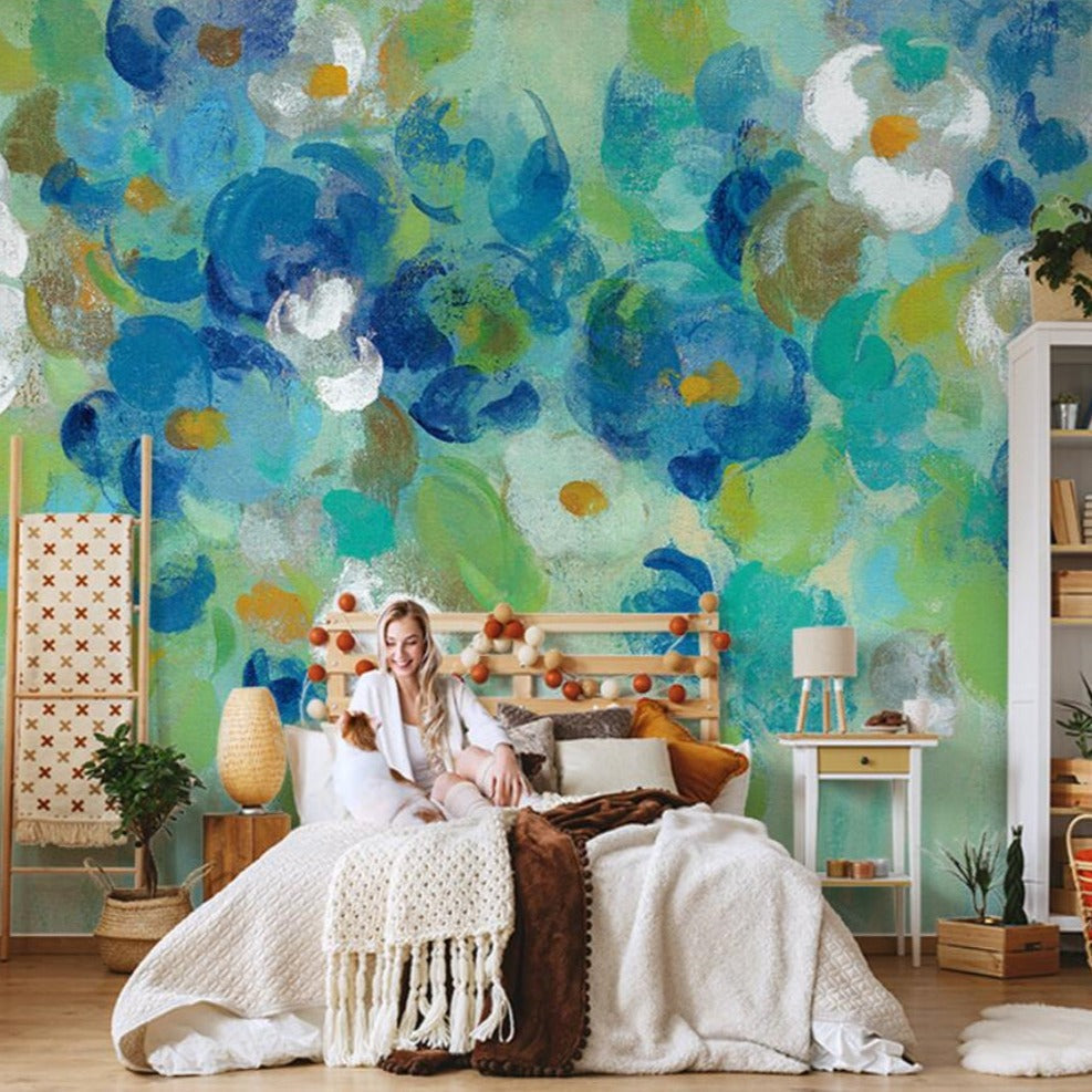 Flower Theme Wallpaper Mural: Stunning and Vibrant Designs-ChandeliersDecor