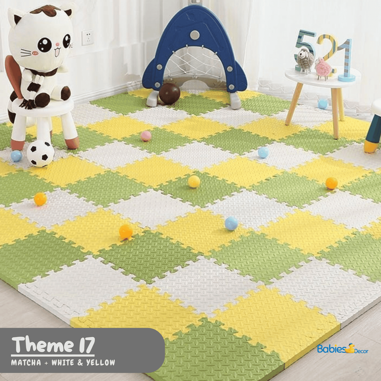 Foam Play Mat | Tummy Time Mat | Baby Crawling Mat-ChandeliersDecor