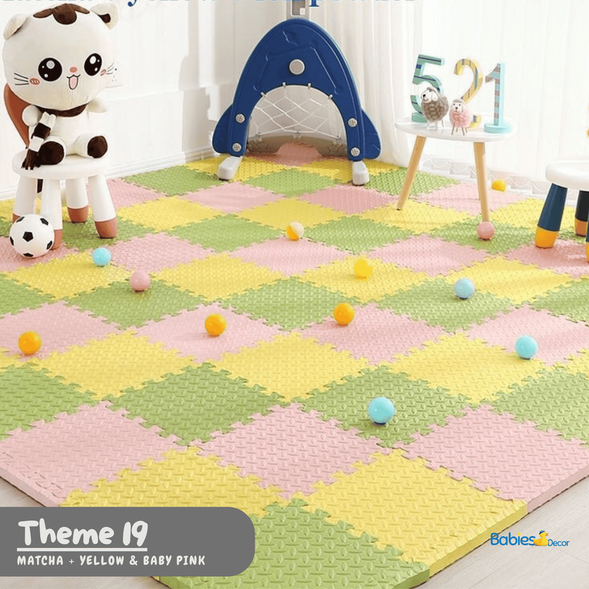 Foam Play Mat | Tummy Time Mat | Baby Crawling Mat-ChandeliersDecor