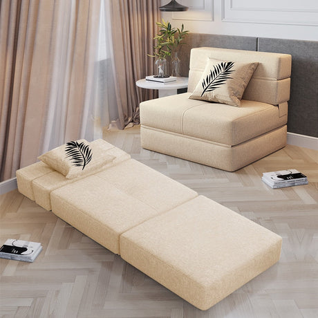 Foldable Sofa: Lazy Recliner Sofa Dual-Use Lazy Sofa Bed-ChandeliersDecor