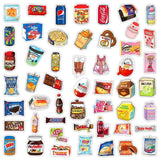 Food Drink Milk Packaging Stickers Pack-ChandeliersDecor