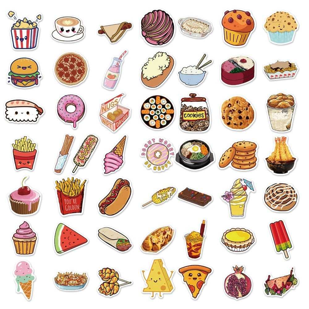 Food Stickers Pack-ChandeliersDecor