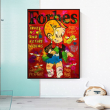 Forbes Richie Invest it all: Alec Monopoly Canvas Wall Art-ChandeliersDecor