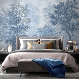 Forest Wallpaper for Home Wall Decor-ChandeliersDecor