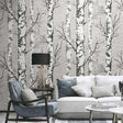 Forest Wallpaper: Stunning Nature Scene Mural-ChandeliersDecor.com