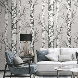 Forest Wallpaper: Stunning Nature Scene Mural-ChandeliersDecor