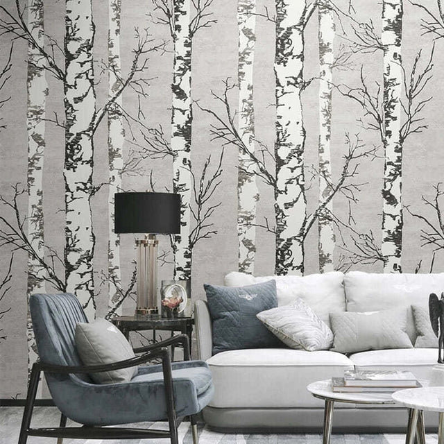 Forest Wallpaper: Stunning Nature Scene Mural-ChandeliersDecor