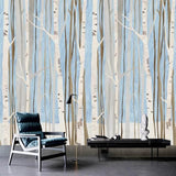 Forest Woods Wallpaper for Home Wall Decor-ChandeliersDecor.com