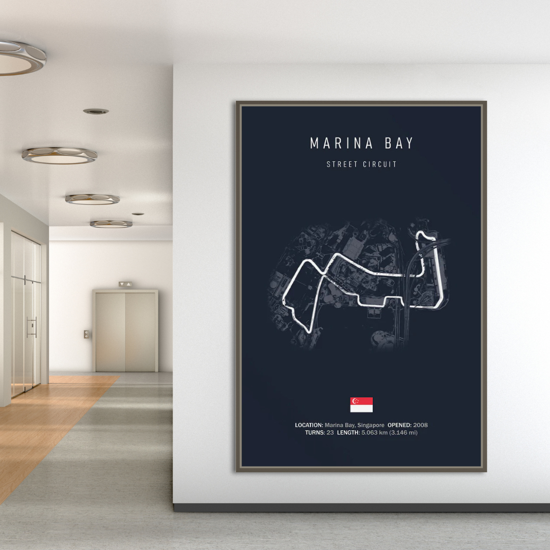 Formula 1 Racing Track Poster: Rev Up Your Walls-ChandeliersDecor