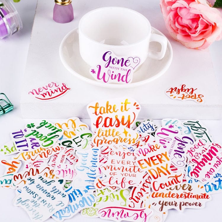 Fresh Greeting Message 50 Stickers Pack-ChandeliersDecor