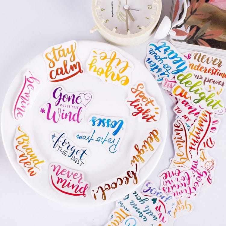 Fresh Greeting Message 50 Stickers Pack-ChandeliersDecor