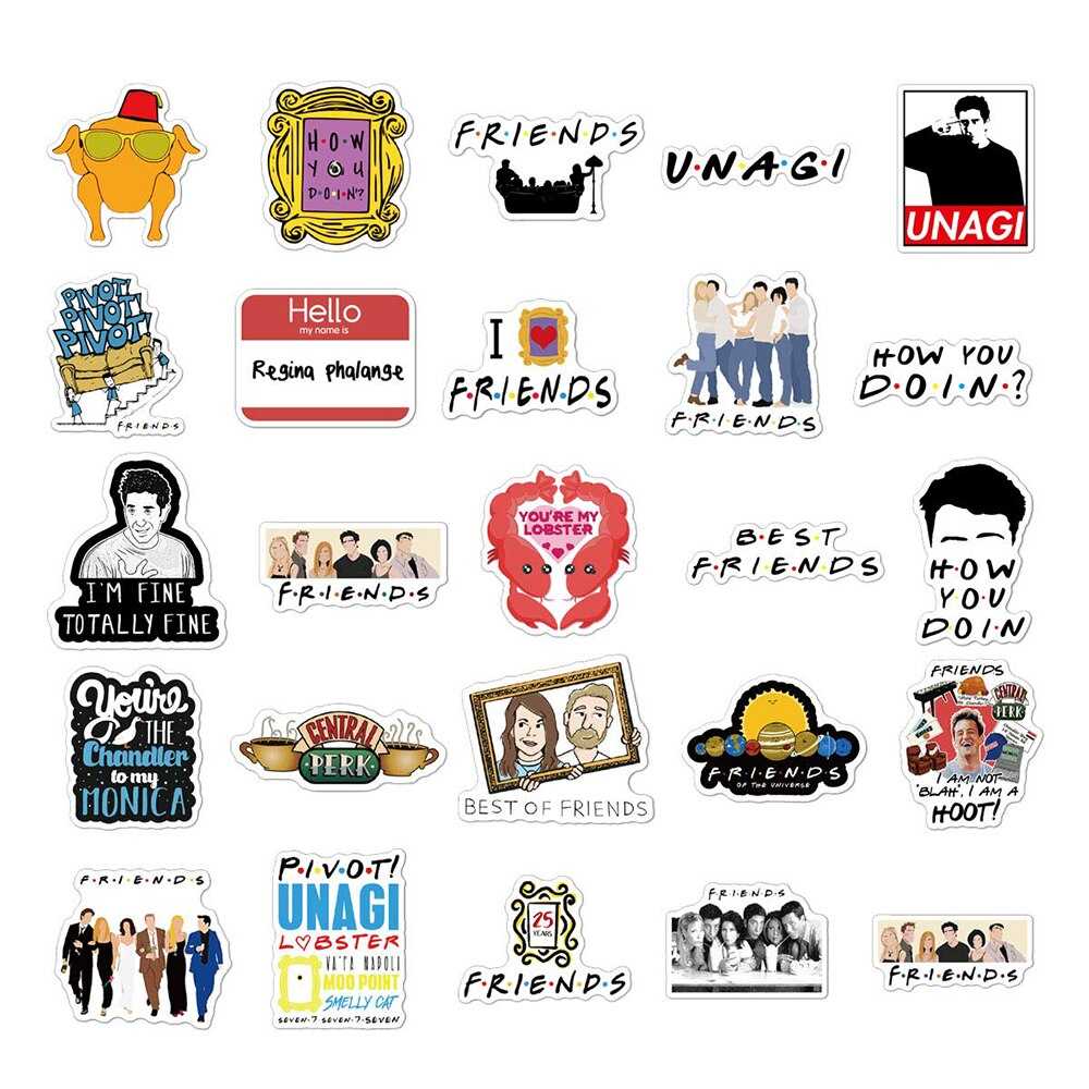 Friends TV Series Stickers Pack-ChandeliersDecor