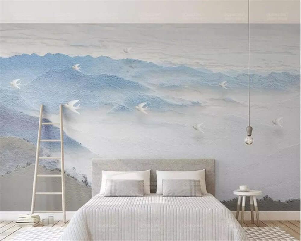 Frozen Coastline Wallpaper Mural - Stunning Wall Decor-ChandeliersDecor.com